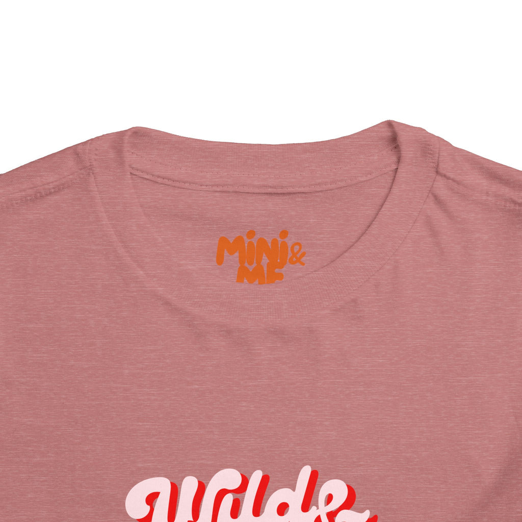Toddler Graphic Tee - 'Wild & Free' Short Sleeve Shirt