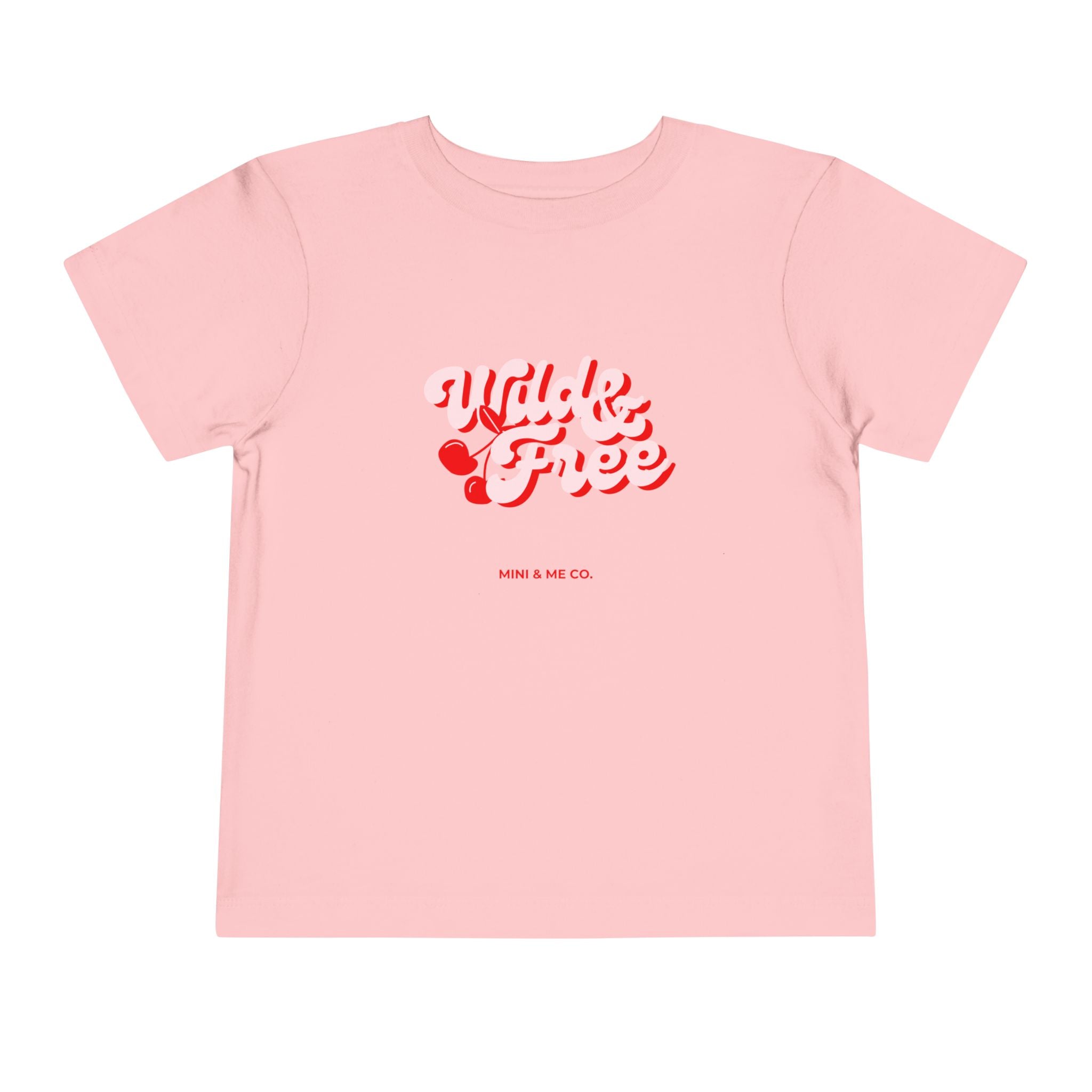 Toddler Graphic Tee - 'Wild & Free' Short Sleeve Shirt
