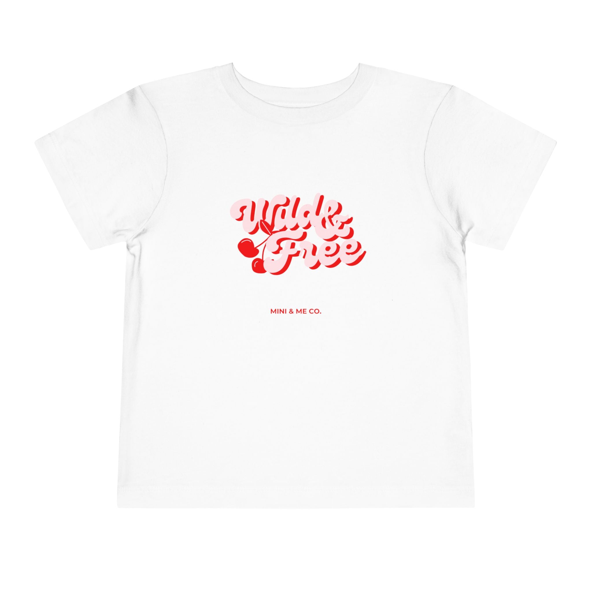 Toddler Graphic Tee - 'Wild & Free' Short Sleeve Shirt