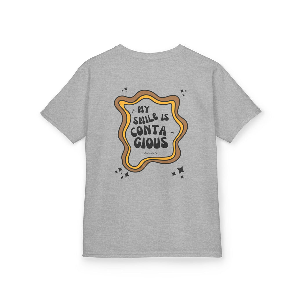 Kids Smile Graphic Crew Neck Tee