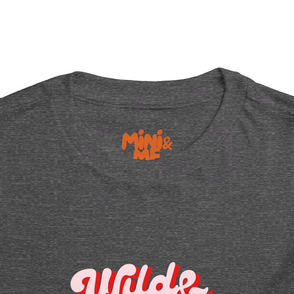 Toddler Graphic Tee - 'Wild & Free' Short Sleeve Shirt