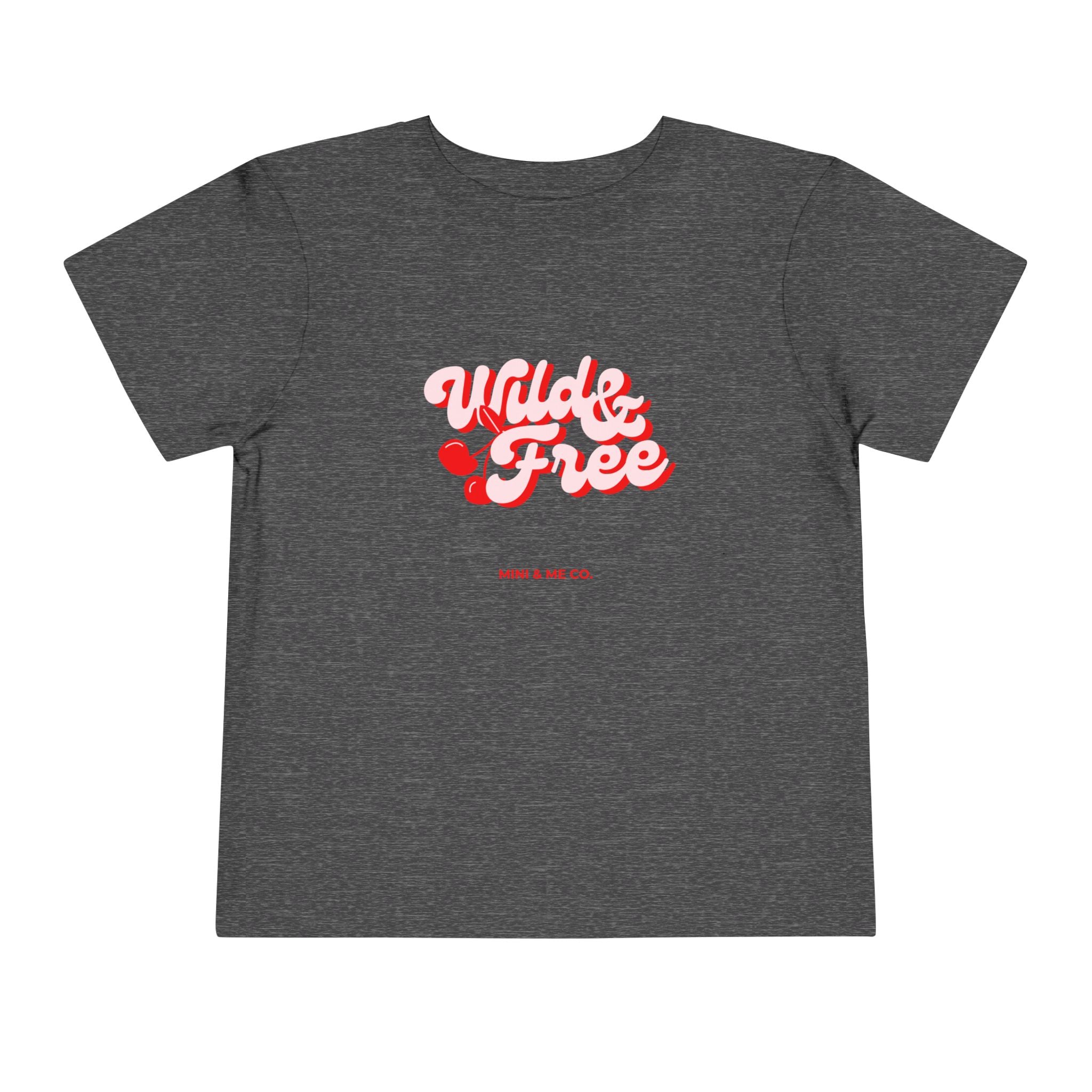 Toddler Graphic Tee - 'Wild & Free' Short Sleeve Shirt