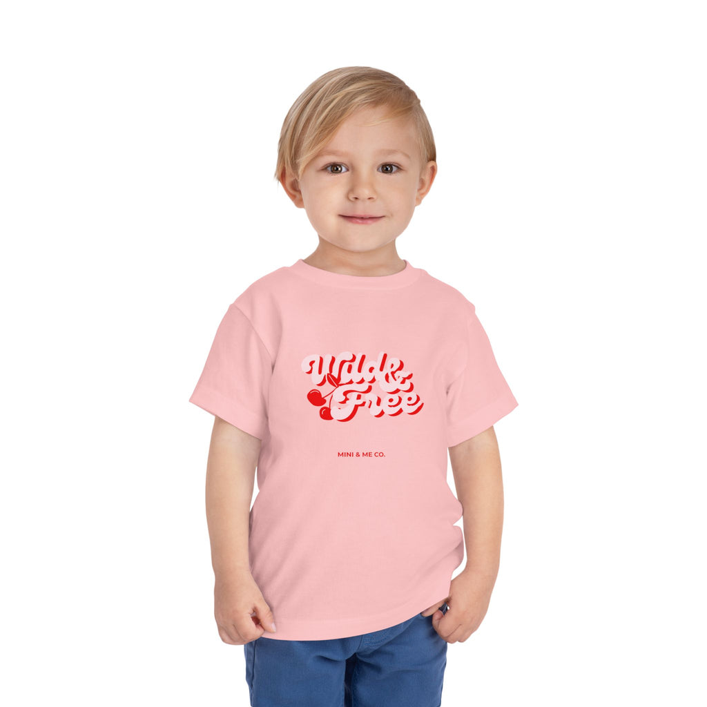 Toddler Graphic Tee - 'Wild & Free' Short Sleeve Shirt
