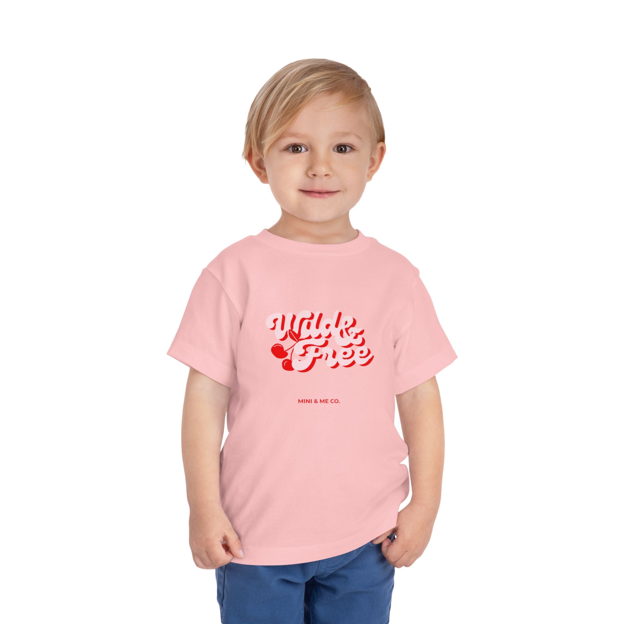 Toddler Graphic Tee - 'Wild & Free' Short Sleeve Shirt