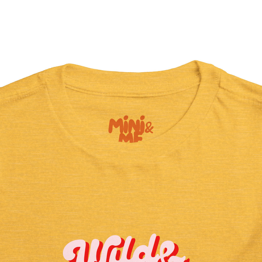 Toddler Graphic Tee - 'Wild & Free' Short Sleeve Shirt