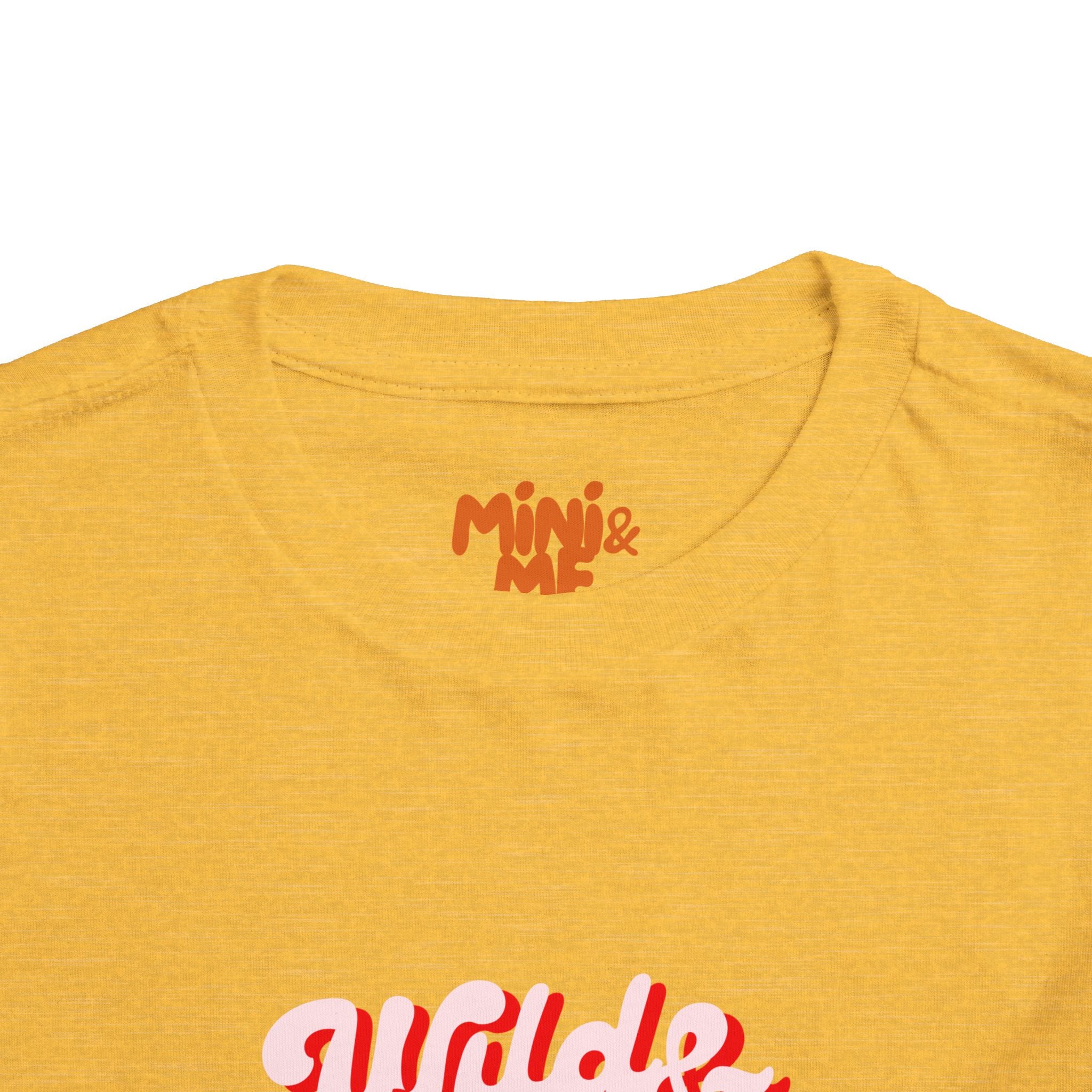 Toddler Graphic Tee - 'Wild & Free' Short Sleeve Shirt